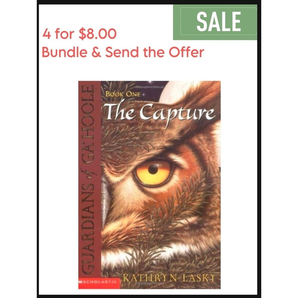 The Capture Guardians of Ga'Hoole Book Youth Teen Kids Young Adult